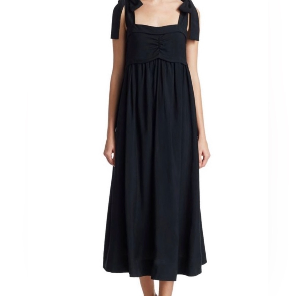 See by Chloe Tie Shoulder Maxi Dress